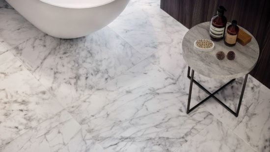 Plata 24x48 Carrara Abisso Polished | Gramercy Kitchen and Bath