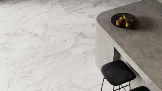 Plata 24x48 Statuario Brina Matte | Gramercy Kitchen and Bath