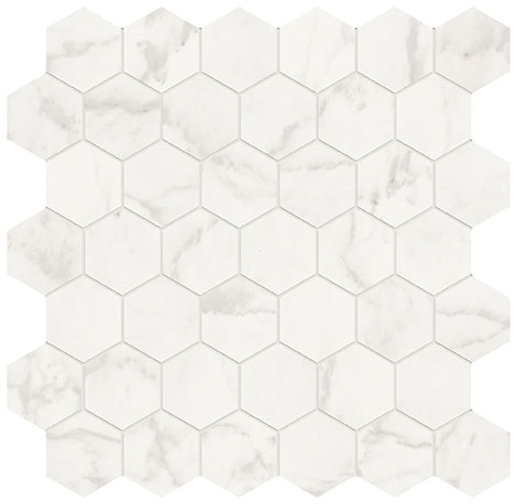 Royal Stoneworks 2" Cloudstone White Hex