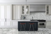 Royal Stoneworks 2" Italian Arabescato Hex | Gramercy Kitchen and Bath