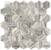 Royal Stoneworks 2" Regal Grey Vein Hex | Gramercy Kitchen and Bath