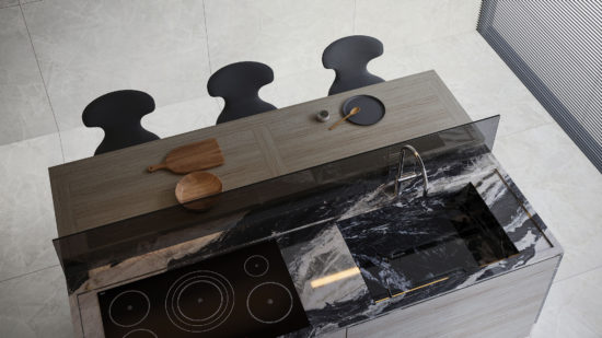 Royal Stoneworks 48X48 Crystal Luxe Honed | Gramercy Kitchen and Bath