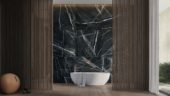 Royal Stoneworks 48X48 Regal Black Vein Honed | Gramercy Kitchen and Bath