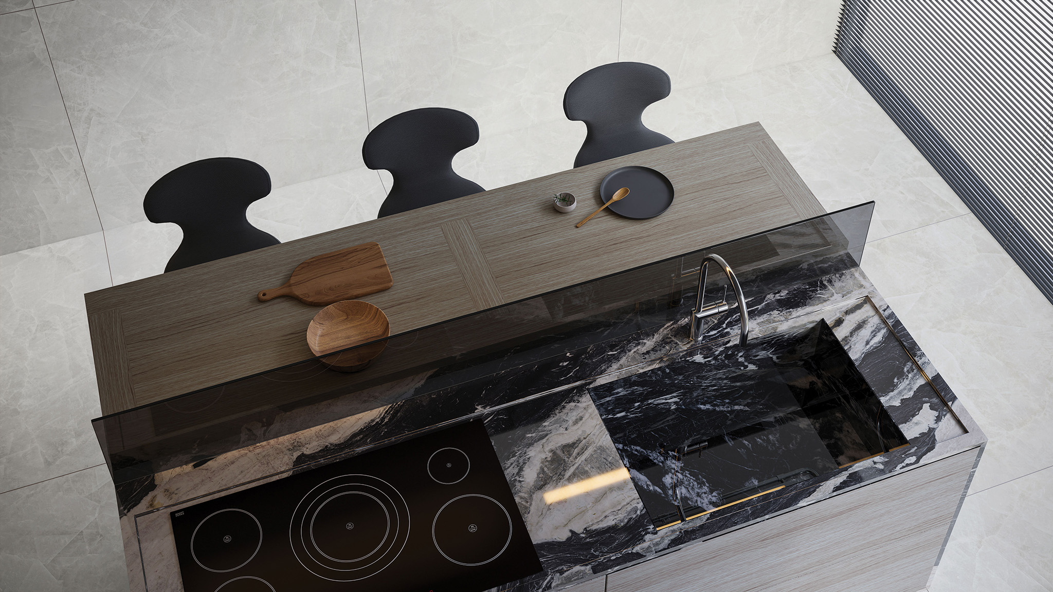 Royal Stoneworks CRYSTAL LUXE 2 | Gramercy Kitchen and Bath