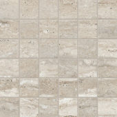 Saturnia 2x2 Mosaic Silver Matte | Gramercy Kitchen and Bath