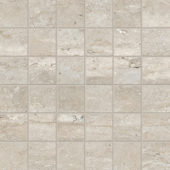 Saturnia 2x2 Mosaic Silver Matte | Gramercy Kitchen and Bath