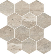 Saturnia 3x3 Hex Navona Matte | Gramercy Kitchen and Bath
