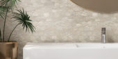 Saturnia 3x3 Hex Navona Matte | Gramercy Kitchen and Bath