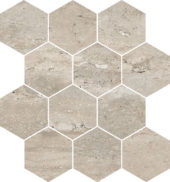Saturnia 3x3 Hex Navona Matte | Gramercy Kitchen and Bath