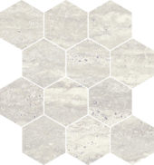 Saturnia 3x3 Hex Roman Matte | Gramercy Kitchen and Bath