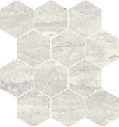 Saturnia 3x3 Hex Roman Matte | Gramercy Kitchen and Bath