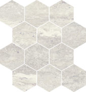 Saturnia 3x3 Hex Roman Matte | Gramercy Kitchen and Bath
