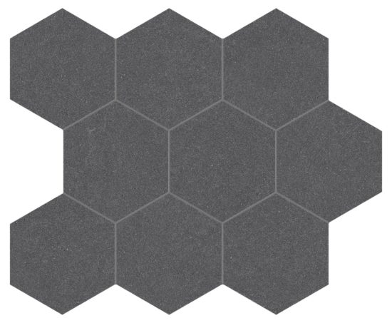 Serena 4″ Hex Flint