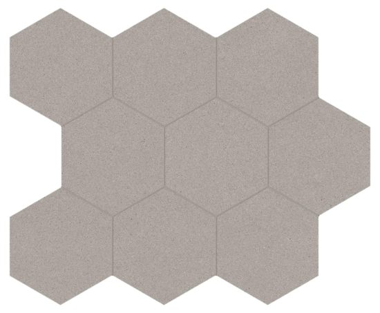 Serena 4″ Hex Pewter