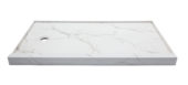 Shower Pan 30x60 Bianco Marble | Gramercy Kitchen and Bath