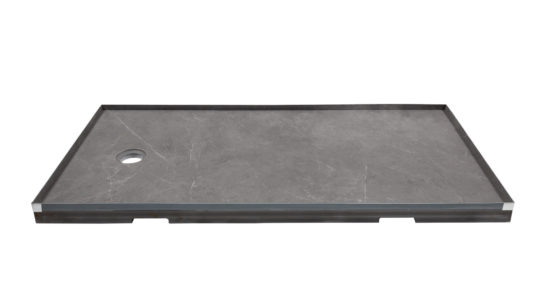 Shower Pan 30x60 Graphite Slate | Gramercy Kitchen and Bath