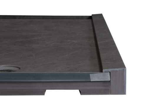 Shower Pan 30x60 Graphite Slate | Gramercy Kitchen and Bath