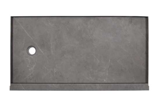 Shower Pan 30x60 Graphite Slate | Gramercy Kitchen and Bath