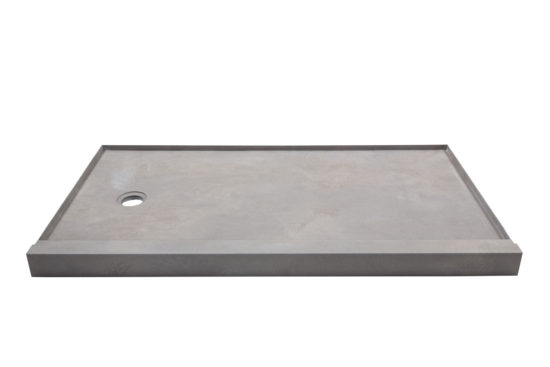 Shower Pan 30x60 Urban Concrete | Gramercy Kitchen and Bath