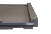 Shower Pan 32x60 Concrete Sand | Gramercy Kitchen and Bath