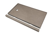 Shower Pan 32x60 Concrete Sand | Gramercy Kitchen and Bath