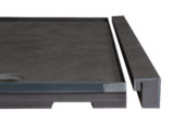 Shower Pan 32x60 Graphite Slate | Gramercy Kitchen and Bath