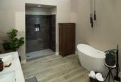 Shower Pan 36x60 Concrete Sand | Gramercy Kitchen and Bath