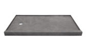 Shower Pan 36x60 Graphite Slate | Gramercy Kitchen and Bath