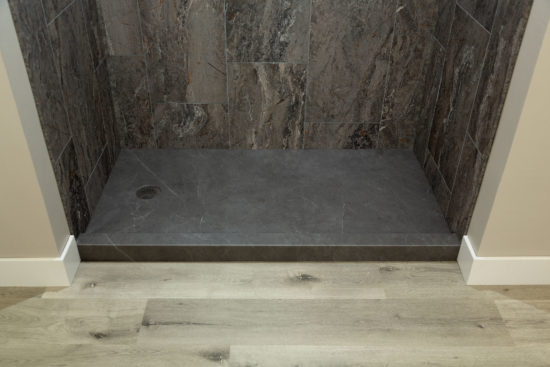 Shower Pan 36x60 Graphite Slate | Gramercy Kitchen and Bath