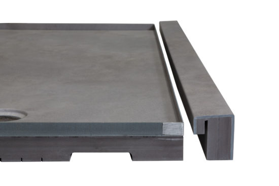 Shower Pan 36x60 Urban Concrete | Gramercy Kitchen and Bath