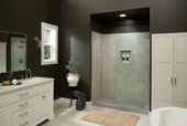 Shower Pan 36x60 Urban Concrete | Gramercy Kitchen and Bath