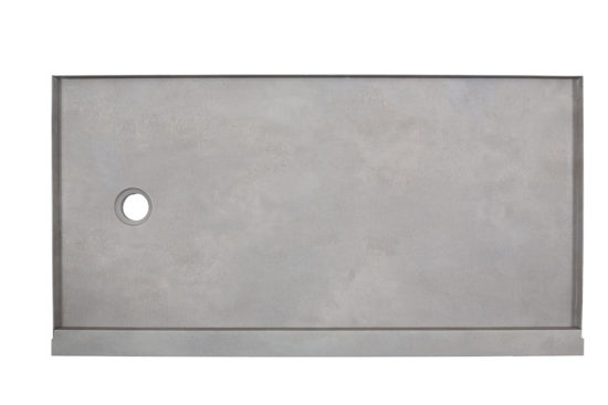 Shower Pan 36x60 Urban Concrete | Gramercy Kitchen and Bath