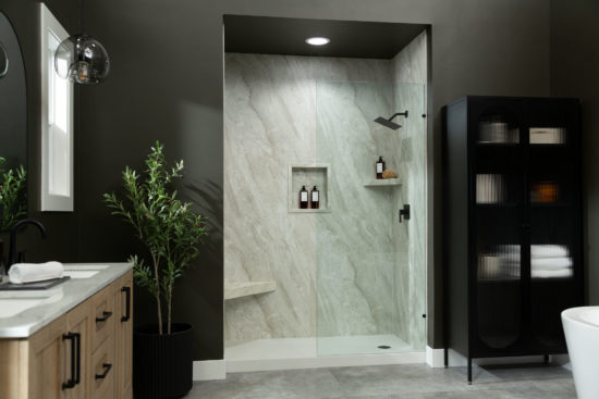 Shower Pan 36x60 Vivid White | Gramercy Kitchen and Bath