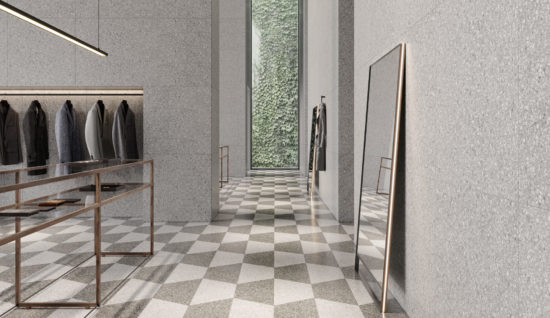 Station 10x24 Ash Half Hexagon | Gramercy Kitchen and Bath