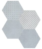 Tapestri 8.5 Denim Blend Hexagon | Gramercy Kitchen and Bath