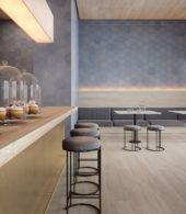 Tapestri 8.5 Denim Blend Hexagon | Gramercy Kitchen and Bath
