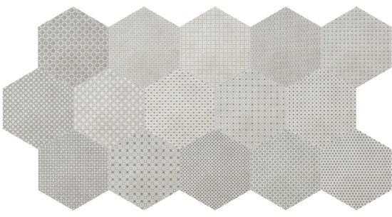 Tapestri 8.5 Wool Blend Hexagon | Gramercy Kitchen and Bath