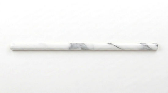 Carrara 0.39X9” Carrara Trim | Gramercy Kitchen and Bath